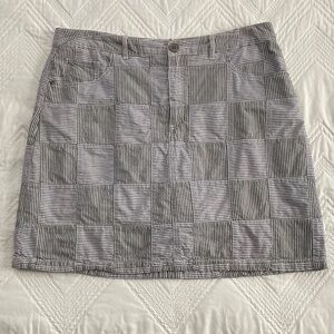 Croft & Barrow, Seersucker skort, 12